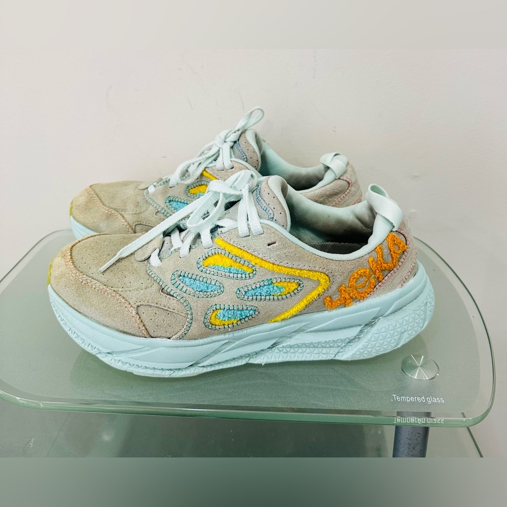 Hoka One Clifton L Embroidery All Gender Shoes - Size 10W, 9M